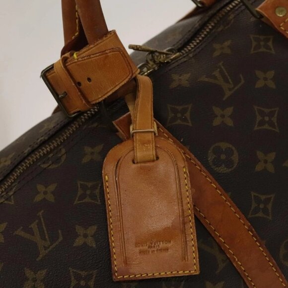 LOUIS VUITTON Monogram Keepall 55 Boston Bag M41424 LV Auth 139874 - Picture 10 of 16